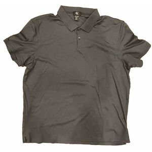 Calvin Klein Gray Charcoal Polo Men’s XXL Golf Business Performance Casual EEUC